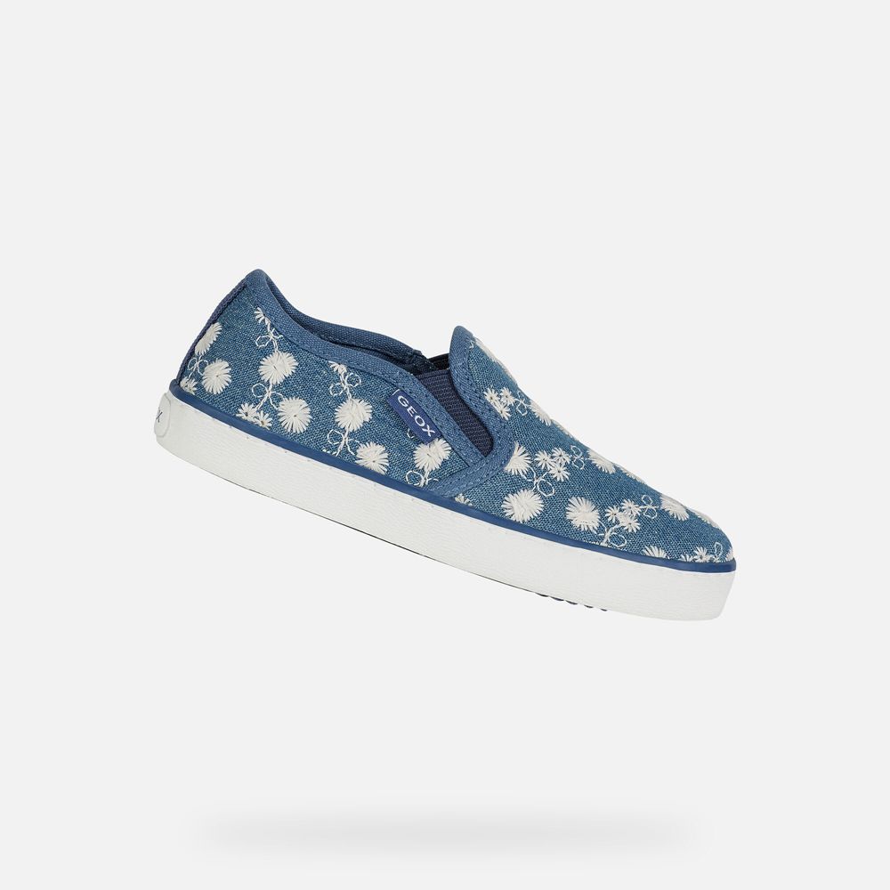 Geox Sneakers Blue Kilwi - Geox Girls Shoes - TXSQKY469